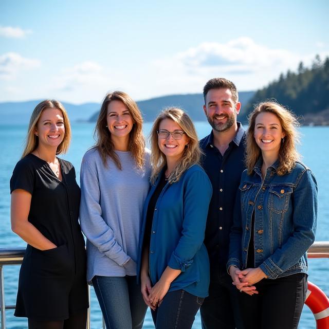 Coastal Current team members in Victoria BC